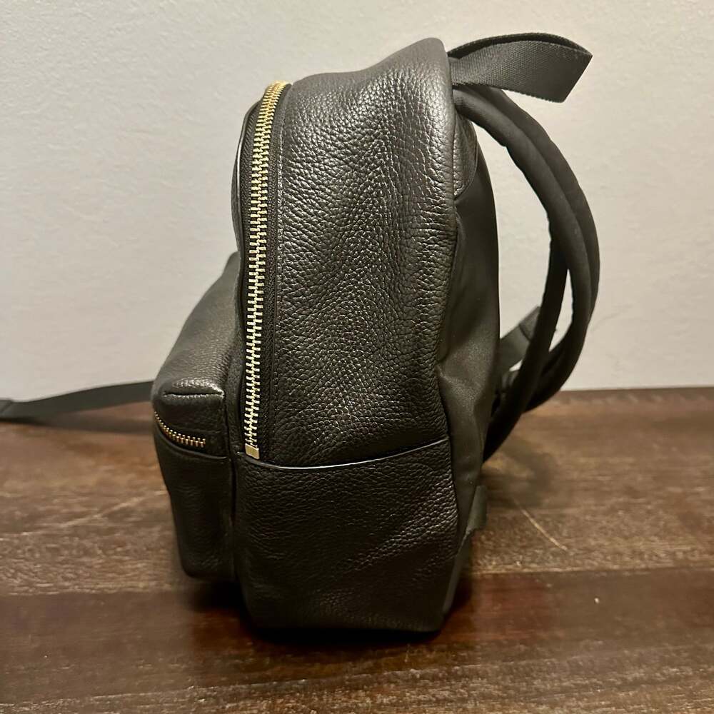 COACH Charlie Mini Backpack Pebble Leather Black F38263 - Picture 3 of 16